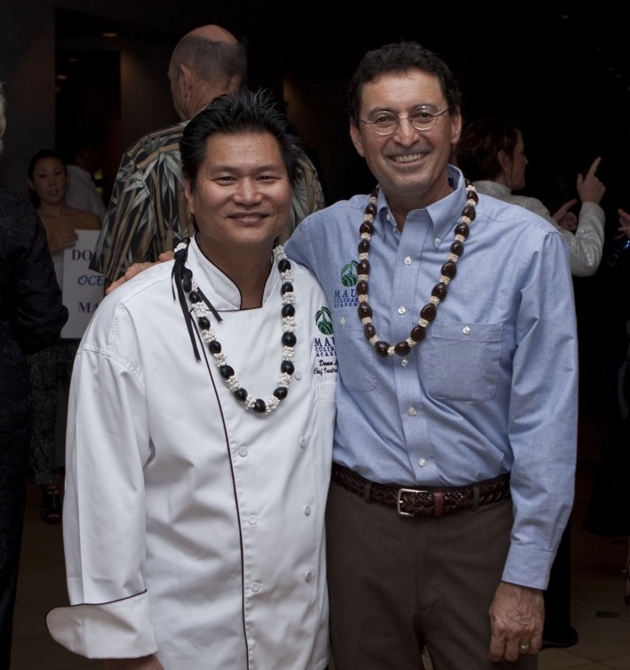 Chef Dean Louie & Chef Chris Speere, Coordinators of the Maui Culinary Academy Program at University of Hawaii Maui College