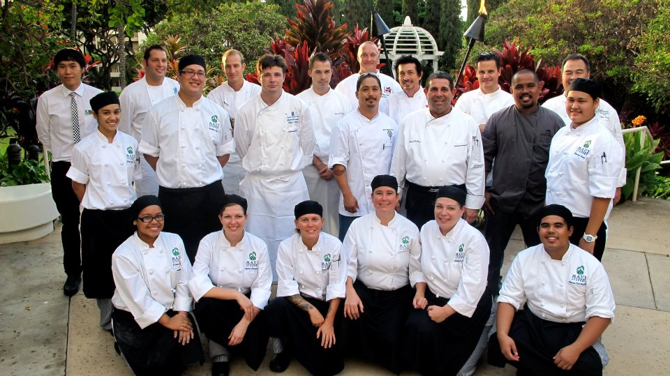 Students & Chefs at Last Year's Noble Chef Event